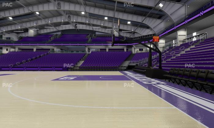 Welsh-Ryan Arena - Section Courtside A Seat View