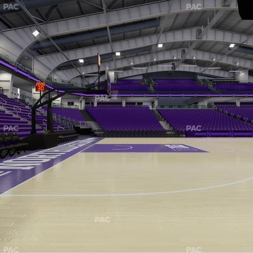 Welsh-Ryan Arena - Section Courtside B Seat View