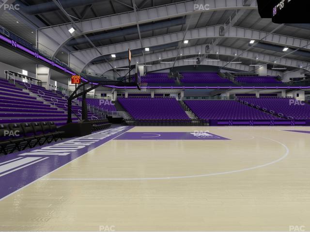 Welsh-Ryan Arena - Section Courtside B Seat View Welsh-Ryan Arena - Section Courtside B Seat View