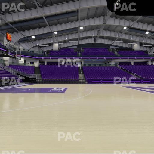 Welsh-Ryan Arena - Section Courtside B Seat View