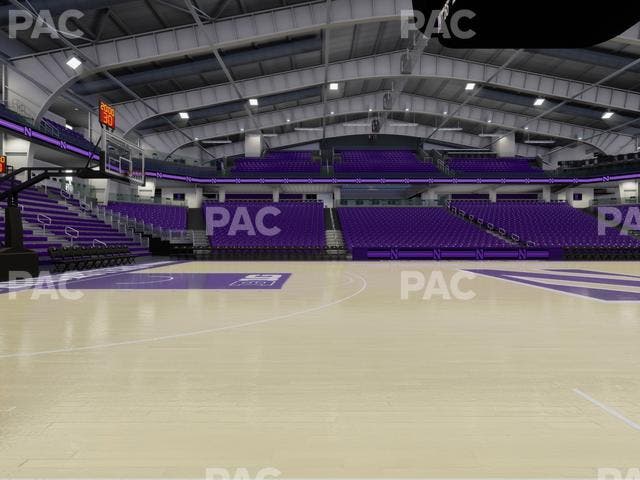 Welsh-Ryan Arena - Section Courtside B Seat View
