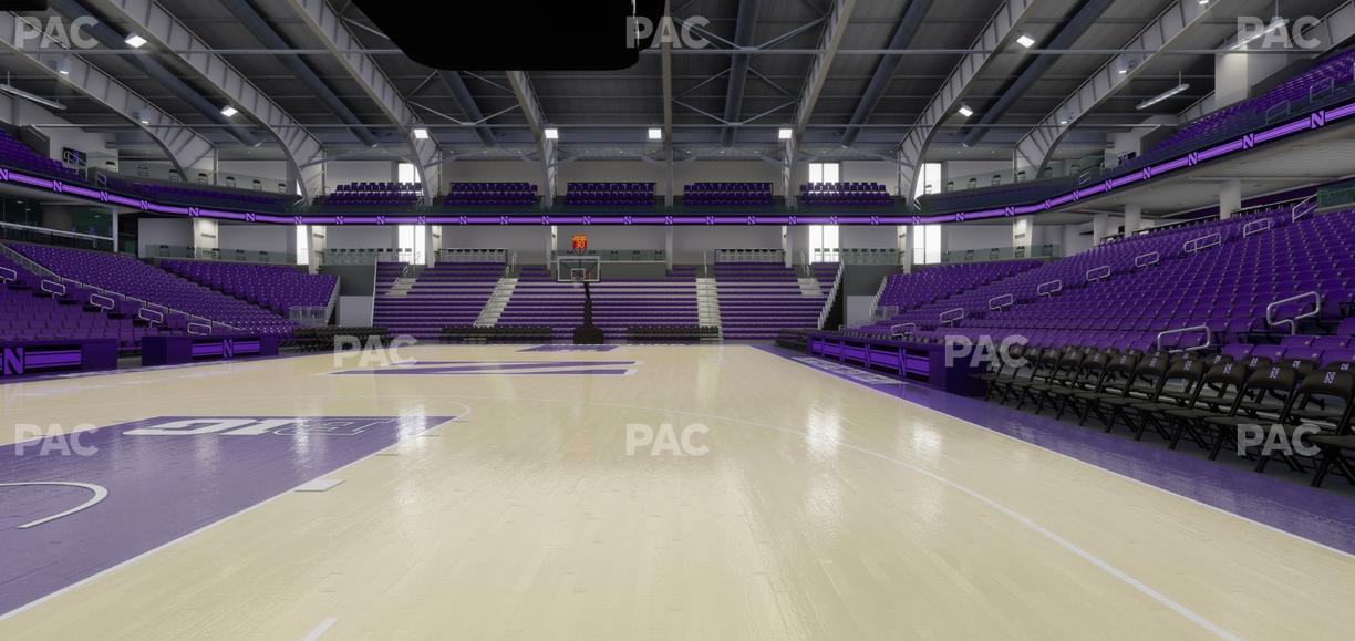 Welsh-Ryan Arena - Section Courtside C Seat View
