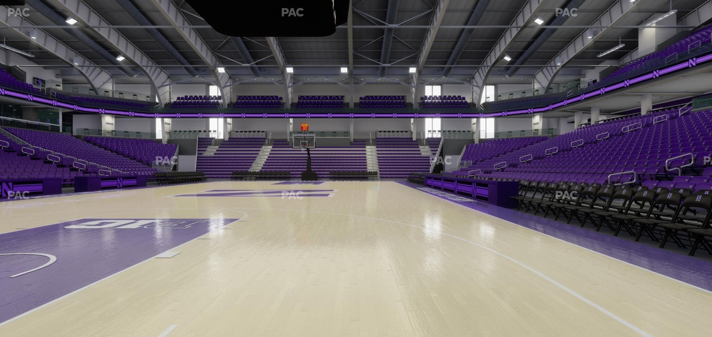 Welsh-Ryan Arena - Section Courtside C Seat View