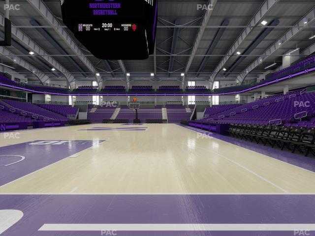 Welsh-Ryan Arena - Section Courtside C Seat View Welsh-Ryan Arena - Section Courtside C Seat View