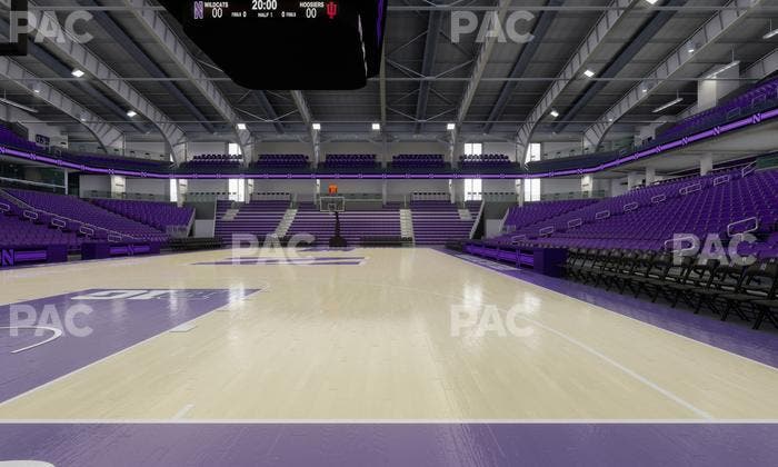 Welsh-Ryan Arena - Section Courtside C Seat View