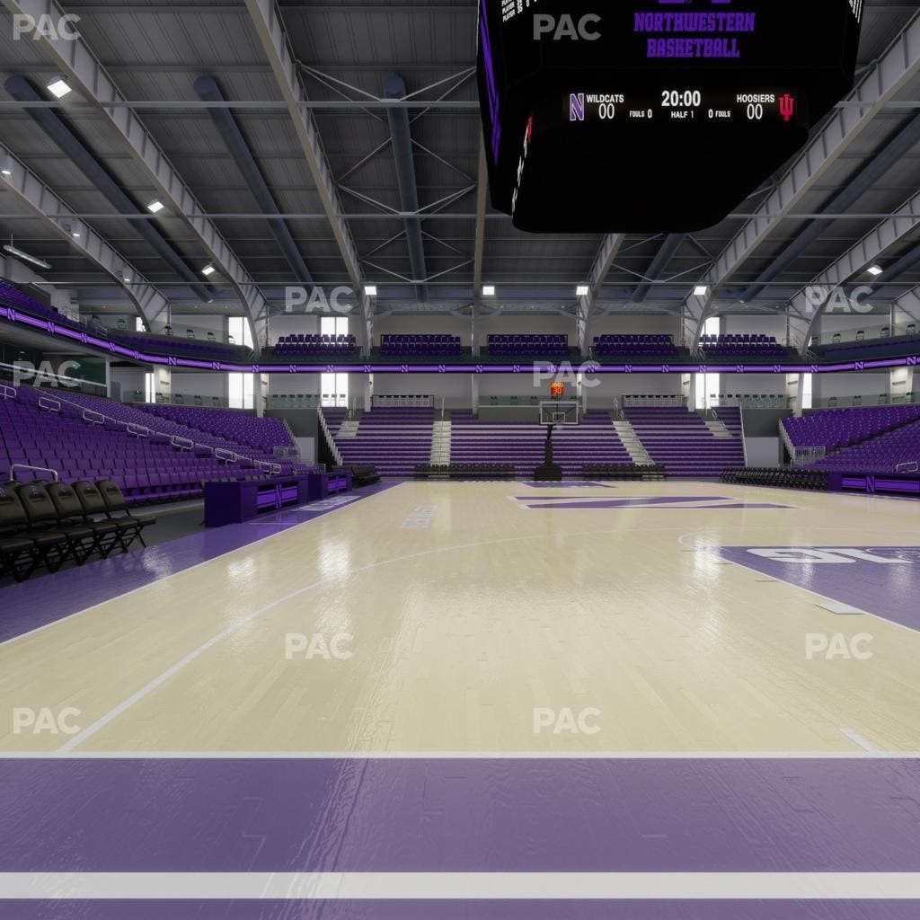 Welsh-Ryan Arena - Section Courtside D Seat View