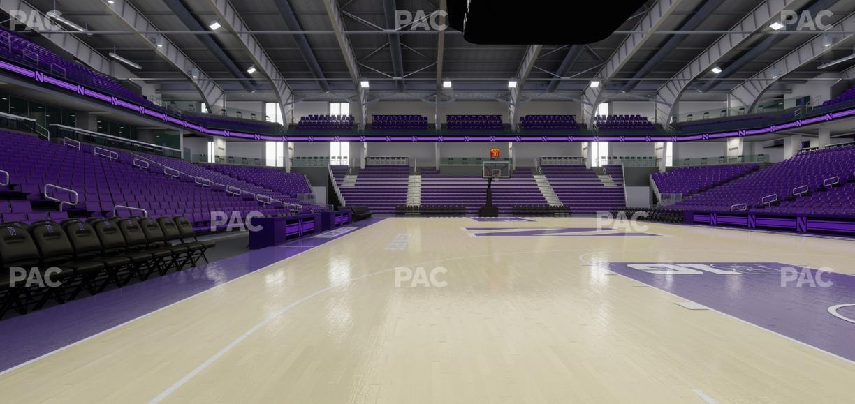 Welsh-Ryan Arena - Section Courtside D Seat View