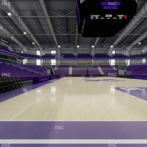 Welsh-Ryan Arena - Section Courtside D Seat View