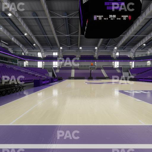 Welsh-Ryan Arena - Section Courtside D Seat View