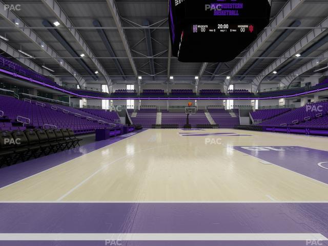 Welsh-Ryan Arena - Section Courtside D Seat View Welsh-Ryan Arena - Section Courtside D Seat View
