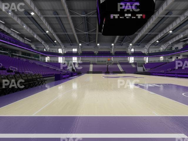 Welsh-Ryan Arena - Section Courtside D Seat View