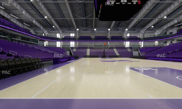 Welsh-Ryan Arena - Section Courtside D Seat View