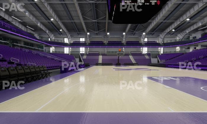 Welsh-Ryan Arena - Section Courtside D Seat View