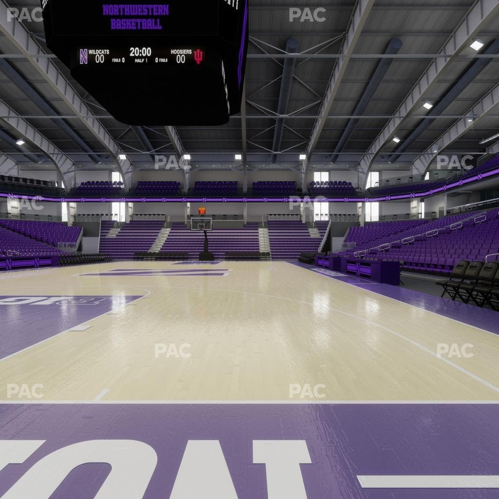 Welsh-Ryan Arena - Section Courtside E Seat View