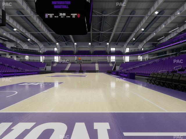 Welsh-Ryan Arena - Section Courtside E Seat View Welsh-Ryan Arena - Section Courtside E Seat View