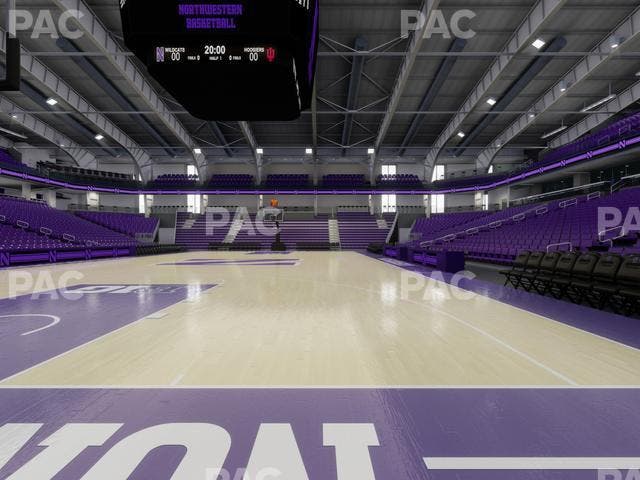 Welsh-Ryan Arena - Section Courtside E Seat View
