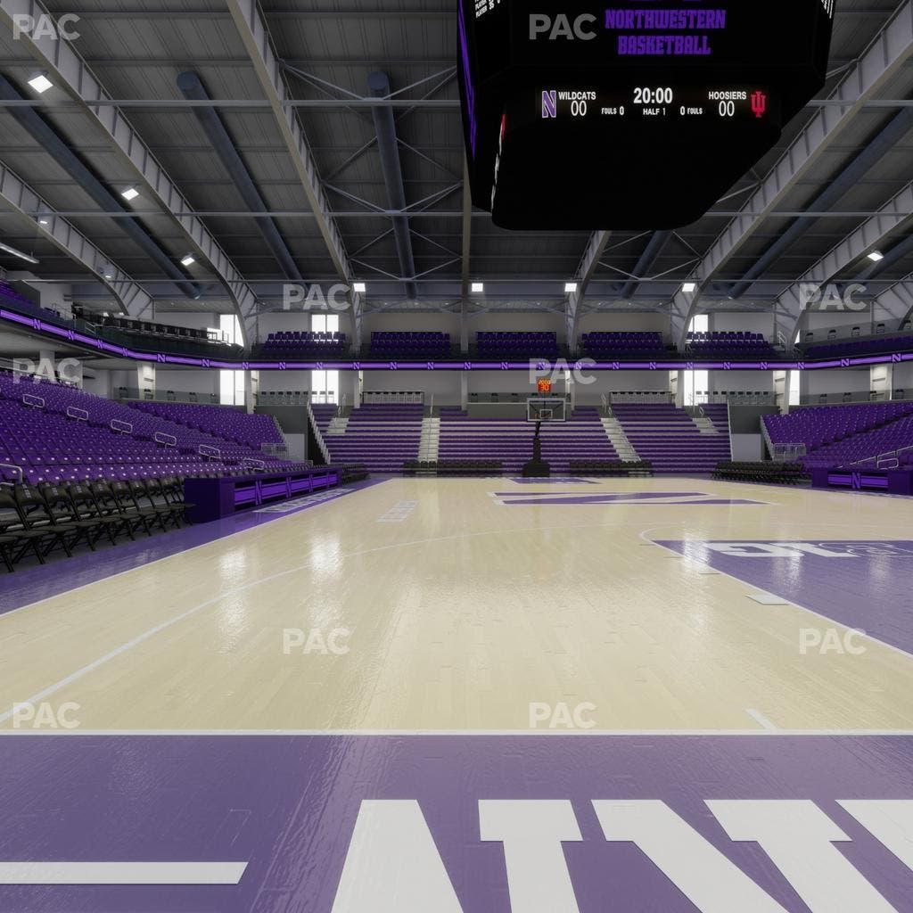 Welsh-Ryan Arena - Section Courtside F Seat View
