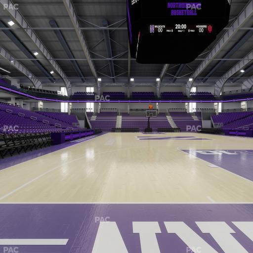 Welsh-Ryan Arena - Section Courtside F Seat View