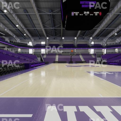 Welsh-Ryan Arena - Section Courtside F Seat View