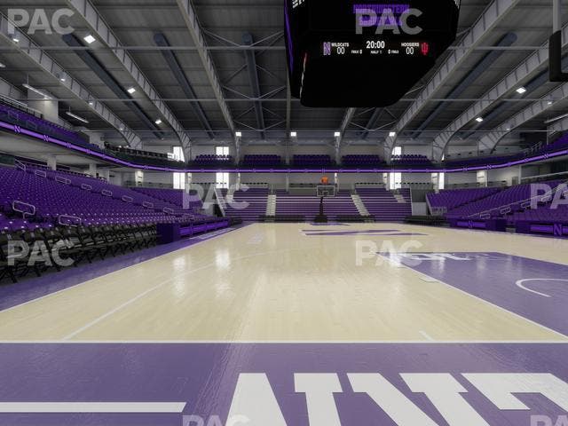 Welsh-Ryan Arena - Section Courtside F Seat View