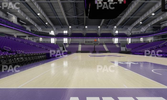 Welsh-Ryan Arena - Section Courtside F Seat View