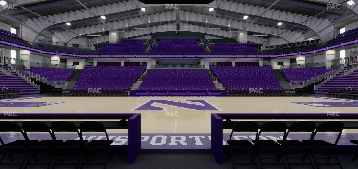 Welsh-Ryan Arena - Section Wilson Club Seat View