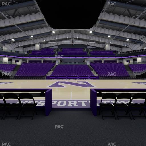 Welsh-Ryan Arena - Section Wilson Club Seat View
