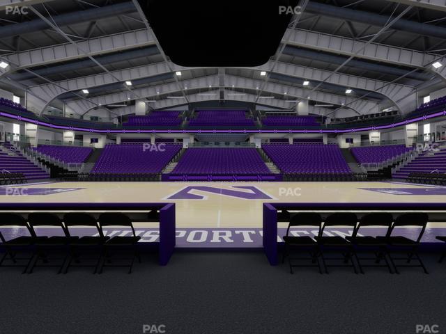 Welsh-Ryan Arena - Section Wilson Club Seat View Welsh-Ryan Arena - Section Wilson Club Seat View