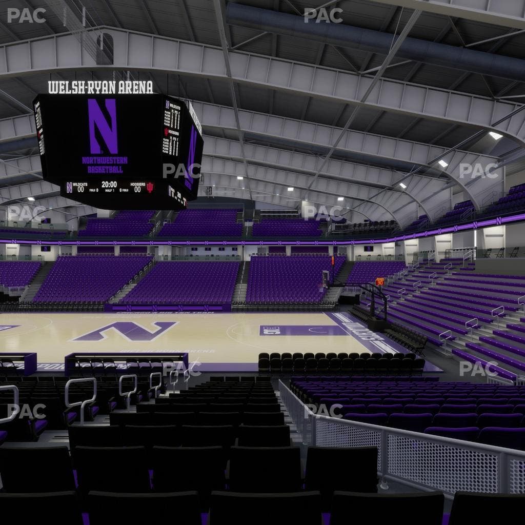 Welsh-Ryan Arena - Section Wilson Club Seat View