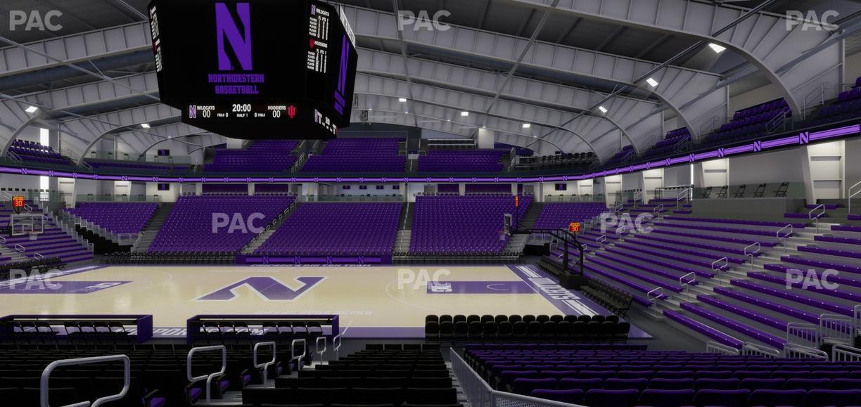 Welsh-Ryan Arena - Section Wilson Club Seat View