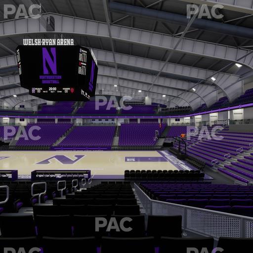 Welsh-Ryan Arena - Section Wilson Club Seat View
