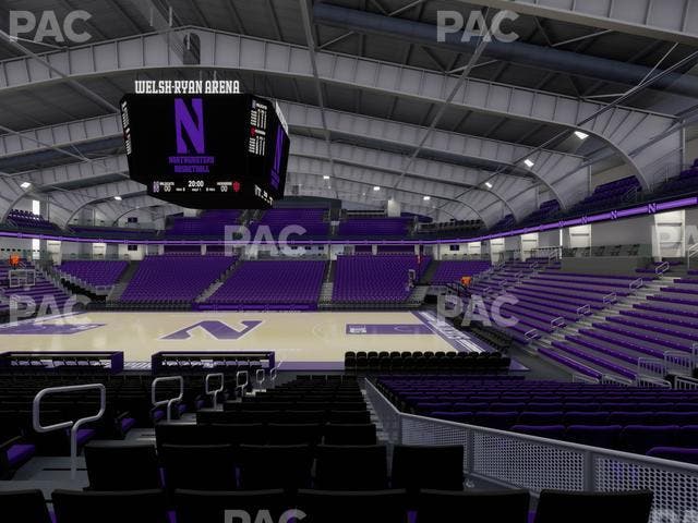 Welsh-Ryan Arena - Section Wilson Club Seat View