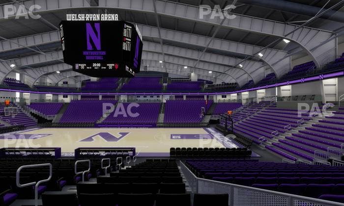 Welsh-Ryan Arena - Section Wilson Club Seat View