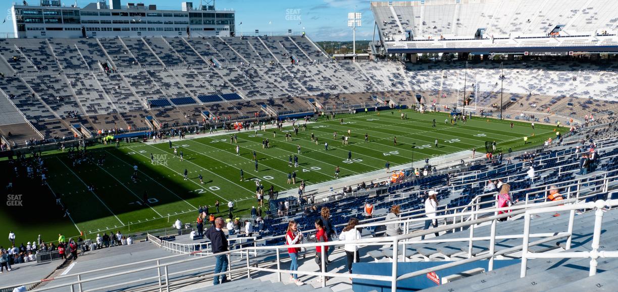 West Shore Home Field at Beaver Stadium - Section East B Upper Seat View