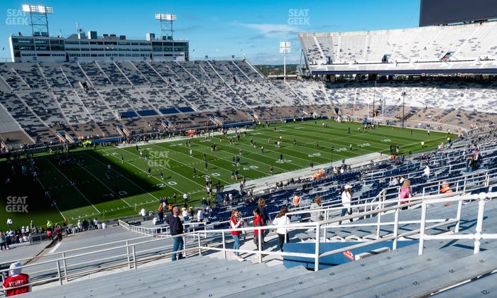 West Shore Home Field at Beaver Stadium - Section East B Upper Seat View