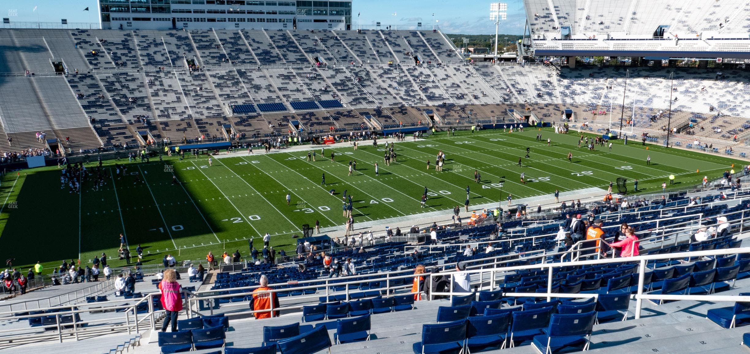 West Shore Home Field at Beaver Stadium - Section East C Upper Seat View