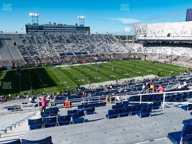 West Shore Home Field at Beaver Stadium - Section East C Upper Seat View