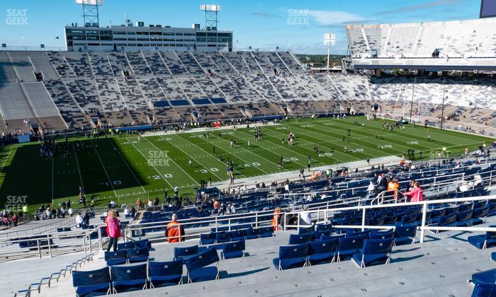 West Shore Home Field at Beaver Stadium - Section East C Upper Seat View