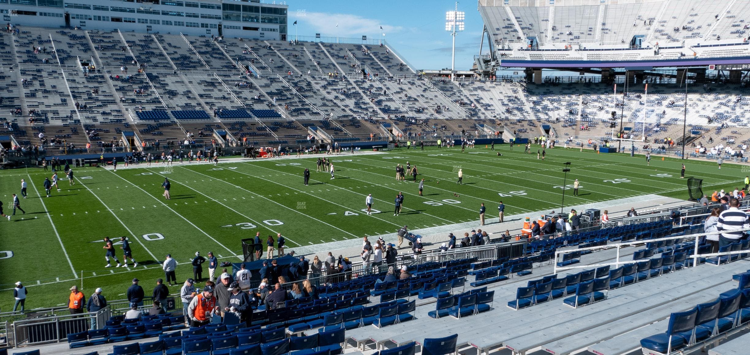 West Shore Home Field at Beaver Stadium - Section East C Seat View