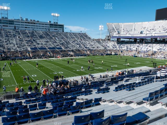 West Shore Home Field at Beaver Stadium - Section East C Seat View
