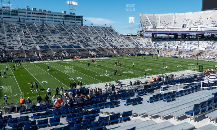 West Shore Home Field at Beaver Stadium - Section East C Seat View