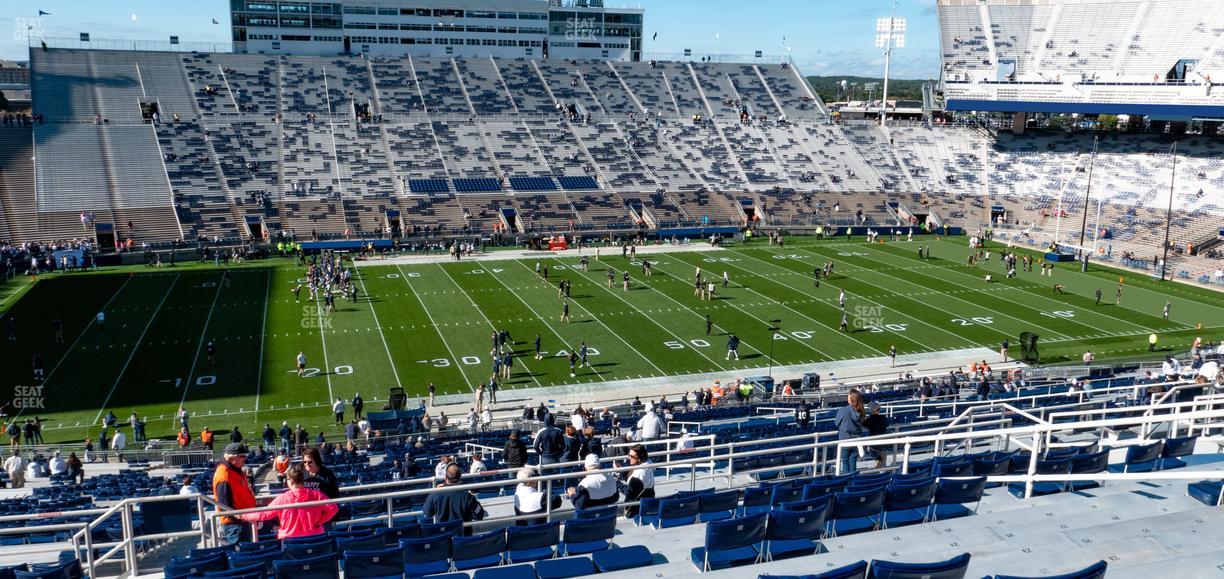 West Shore Home Field at Beaver Stadium - Section East D Upper Seat View
