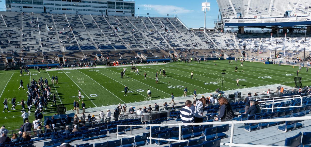 West Shore Home Field at Beaver Stadium - Section East D Seat View
