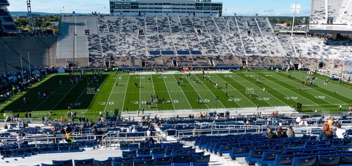 West Shore Home Field at Beaver Stadium - Section East E Upper Seat View