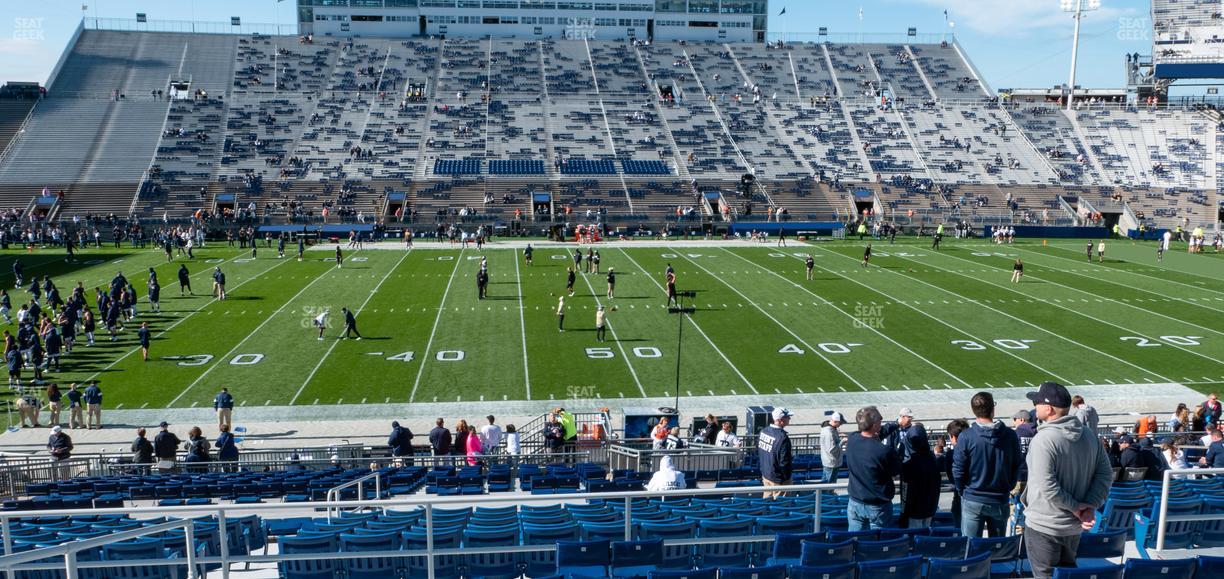 West Shore Home Field at Beaver Stadium - Section East E Seat View