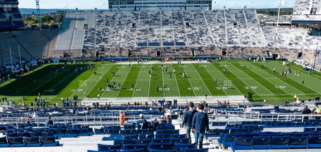 West Shore Home Field at Beaver Stadium - Section East F Upper Seat View