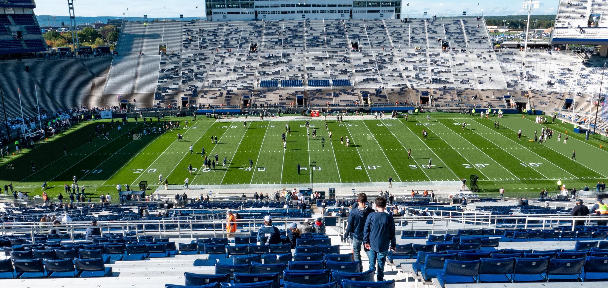 West Shore Home Field at Beaver Stadium - Section East F Upper Seat View