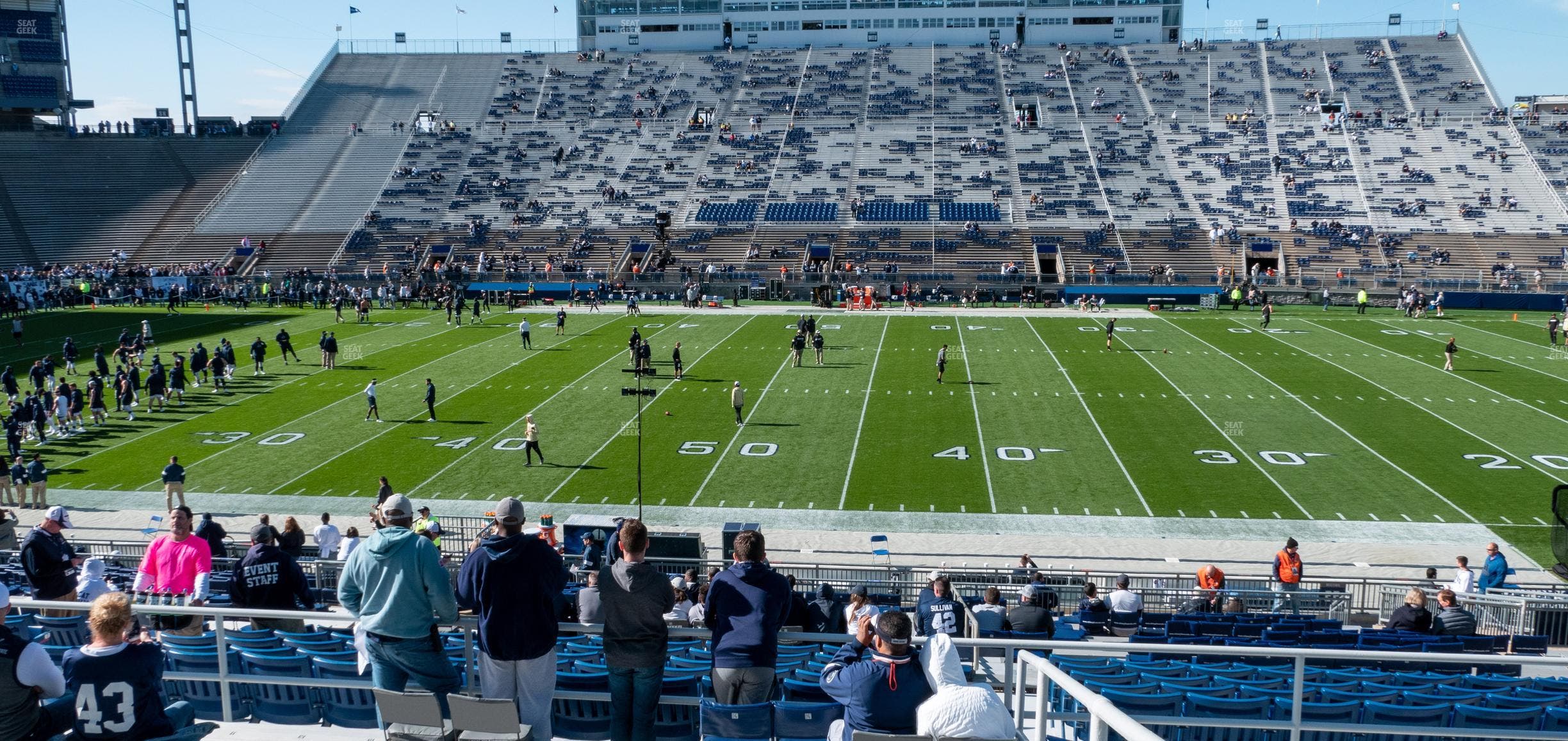 West Shore Home Field at Beaver Stadium - Section East F Seat View