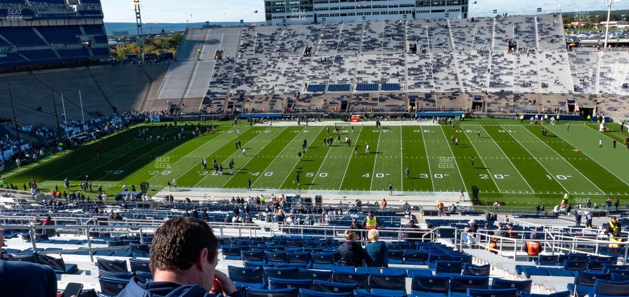 West Shore Home Field at Beaver Stadium - Section East G Upper Seat View