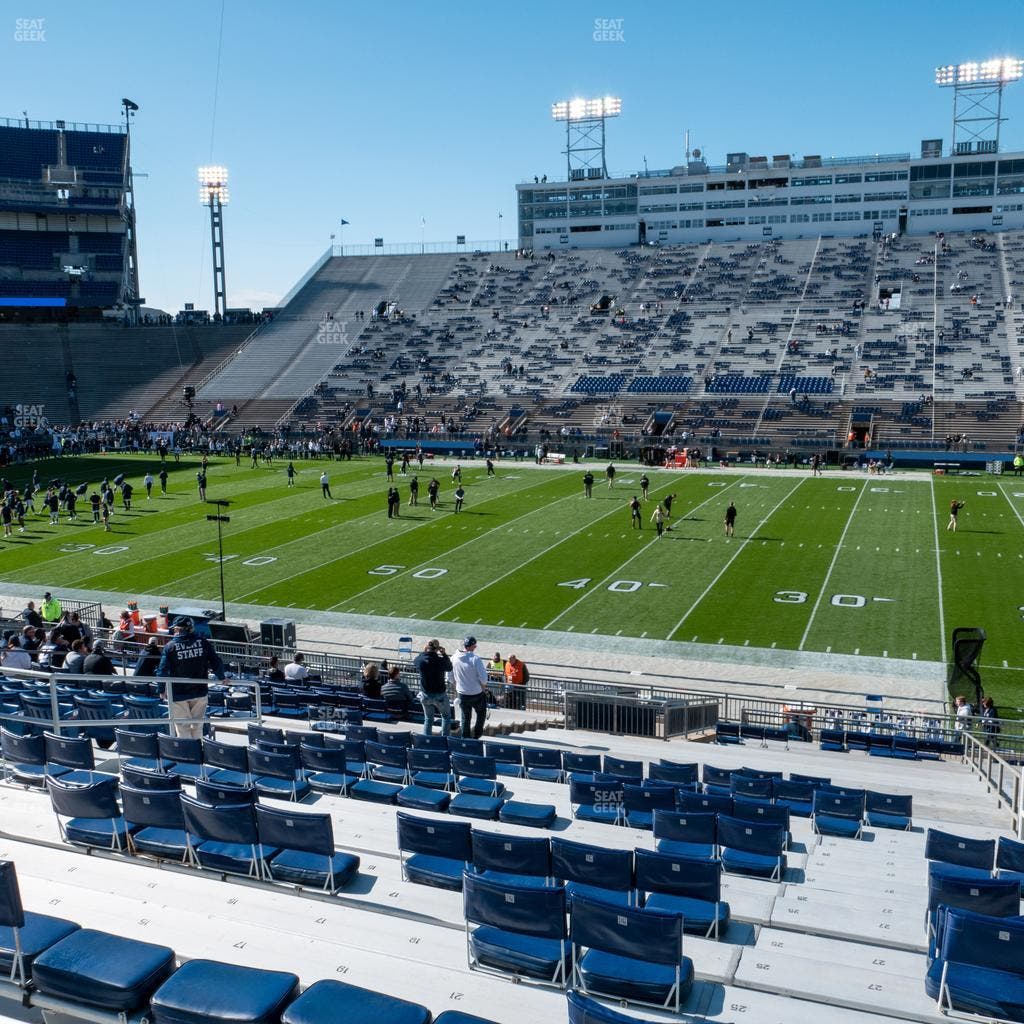 West Shore Home Field at Beaver Stadium - Section East G Seat View